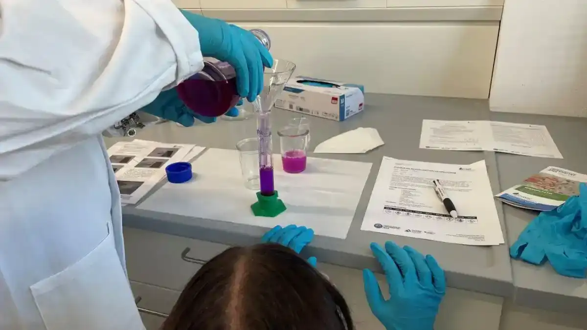 Laboranalyse von Mikroplastik